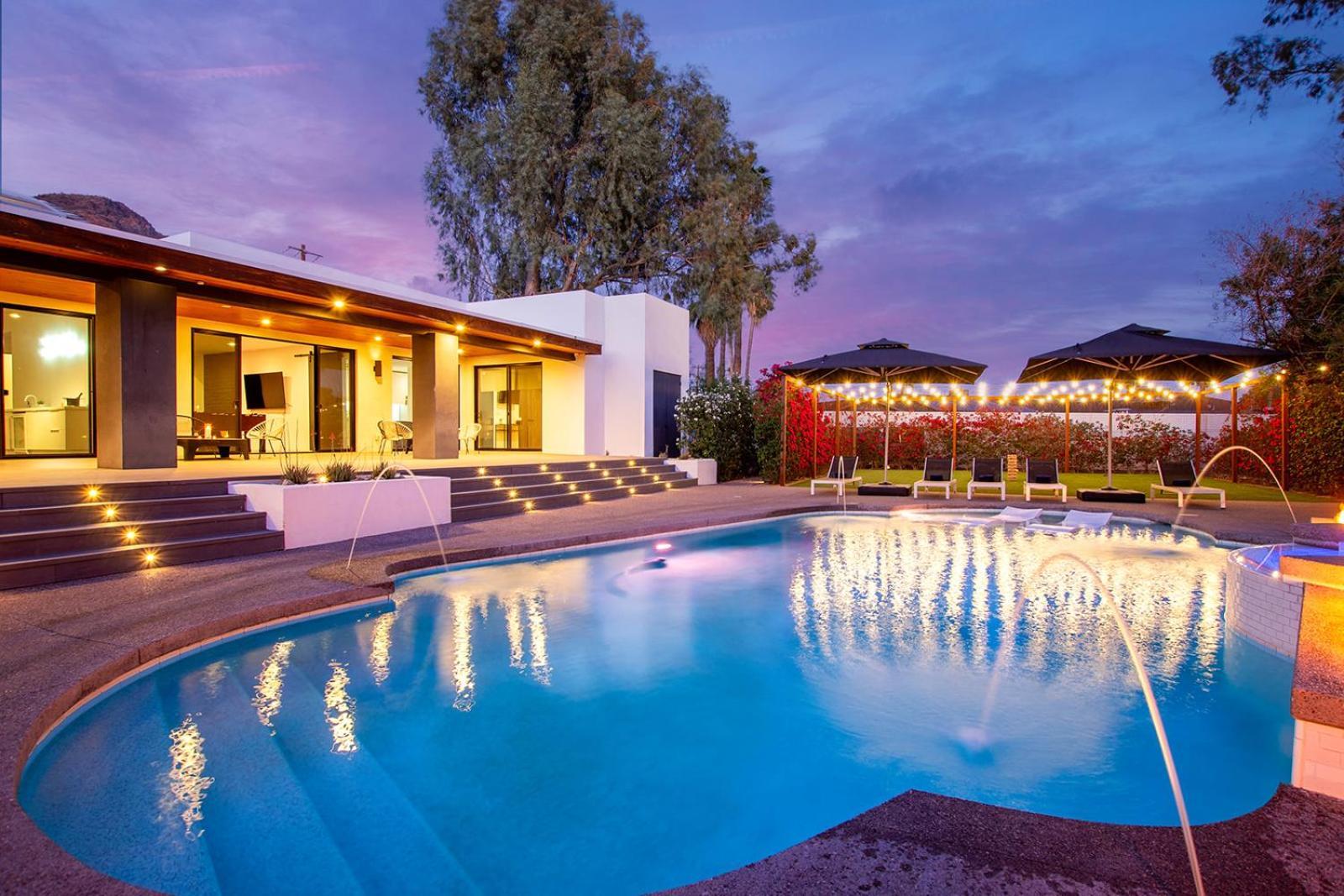 Luxury Micro-Resort, Theater, Sauna, Heated Pool Phoenix Eksteriør billede